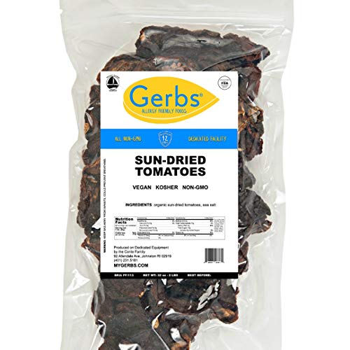 Gerbs Sun-Dried Tomatoes, 2 Lbs Preservative Free &Amp; Unsulfured -