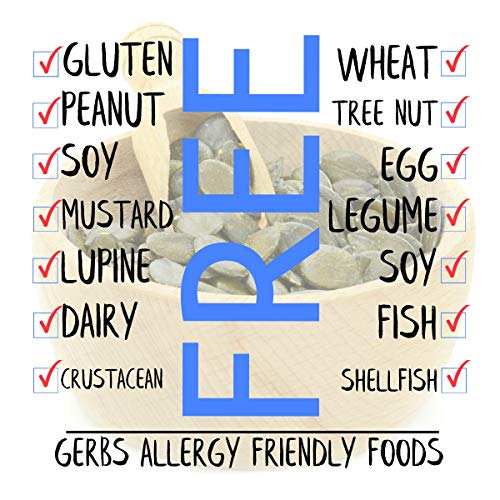 GERBS Unsalted Roasted Pumpkin Seed Pepitas Kernels No Shell 4...