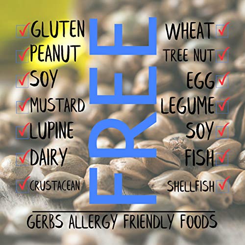 Gerbs Unsalted Whole Hemp Seeds, 32 Ounce Bag, Roasted, Top 14 F