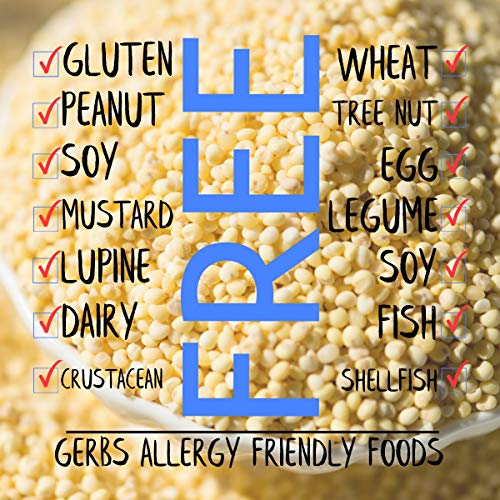 Gerbs White Sorghum Grain, 64 Ounce Bag, Top 14 Food Allergen Fr