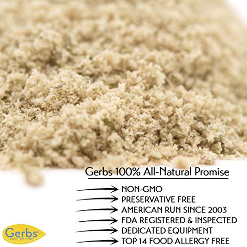 Ground Pumpkin Seed Meal, 1 Lb. By Gerbs - Top 14 Food Allergy F