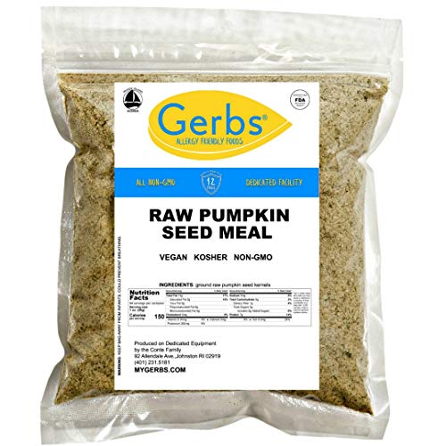 Ground Pumpkin Seed Meal, 1 Lb. By Gerbs - Top 14 Food Allergy F