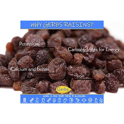 Seedless Raisins, 4 Lbs By Gerbs - Unsulfured &Amp; Keto Safe - Top