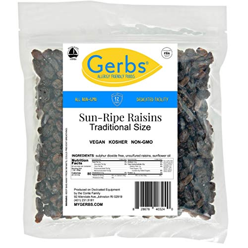 Seedless Raisins, 4 Lbs By Gerbs - Unsulfured &Amp; Keto Safe - Top