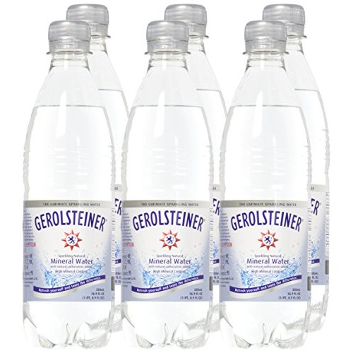 Gerolsteiner Sparkling Mineral Water,16.9 Fl Oz Pack Of 6