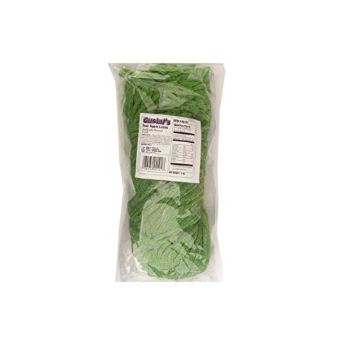 Gustafs Sour Green Apple Licorice Laces - 2 Lb. Bag
