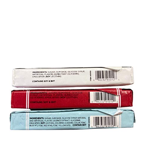 Beemans Clove Black Jack Retro Chewing Gum - 3 Flavors 5 Packs