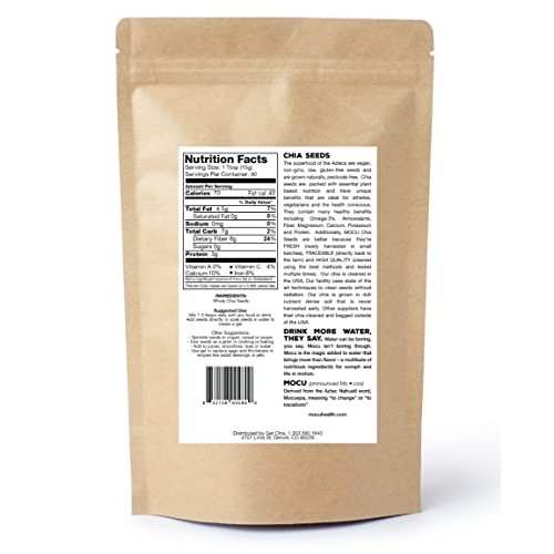 Get Chia Brand Black Chia Seeds With 6 Total Pounds In Two X 3 P