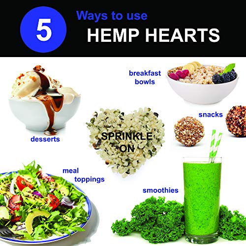Usa Grown Hemp Hearts Hulled Hemp Seeds | Raw, Non Gmo, Gluten