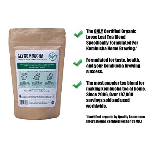 Makes Kombucha Tea On Tap. Continuous Kombucha Home Brew Kit Mak