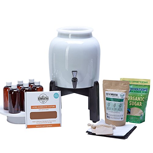Makes Kombucha Tea On Tap. Continuous Kombucha Home Brew Kit Mak