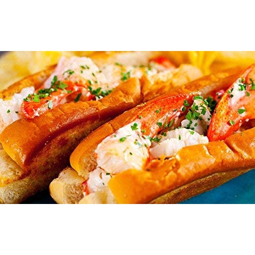 Maine Lobster Roll Kit For 12 - Fresh Frozen Lobster Meat From M