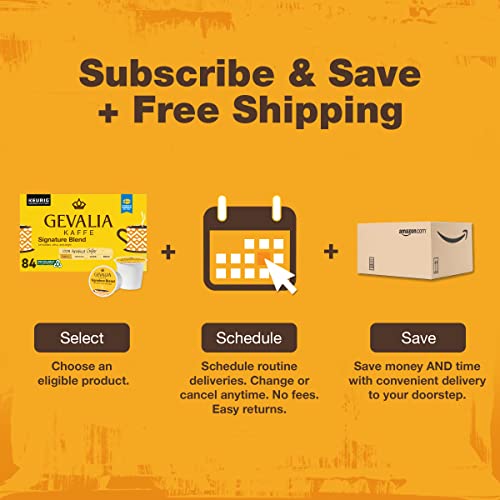 Gevalia Signature Blend Mild Roast K-Cup Coffee Pods 84 Pods