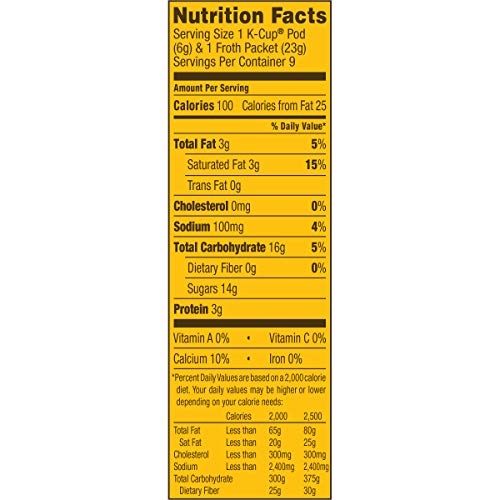 Gevalia Caramel Macchiato Espresso K-Cup Coffee Pods &Amp; Froth Pac