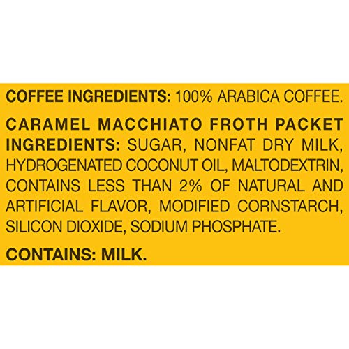 Gevalia Caramel Macchiato Espresso K-Cup Coffee Pods &Amp; Froth Pac