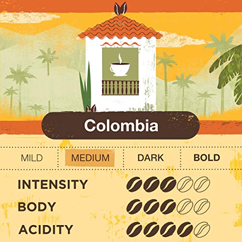 Gevalia Colombia Blend Medium Roast K-Cup Coffee Pods 100 Pods