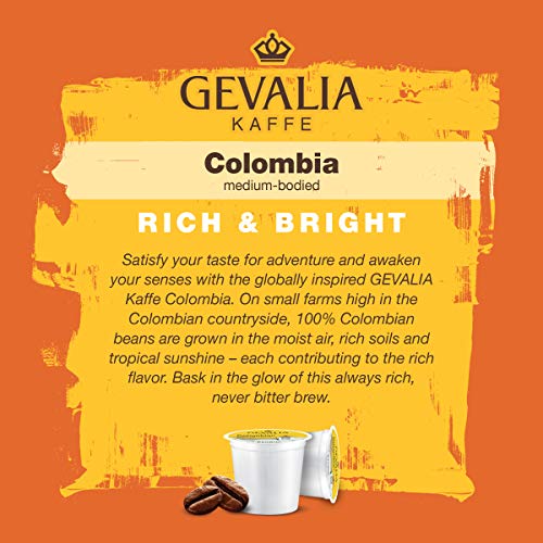 Gevalia Colombia Blend Medium Roast K-Cup Coffee Pods 100 Pods