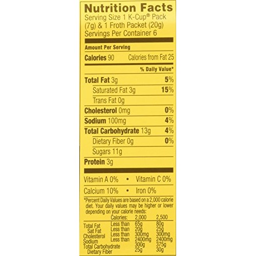 Gevalia Kaffe K-Cup And Froth Packets, 6 Count - Pack Of 2 - Ca