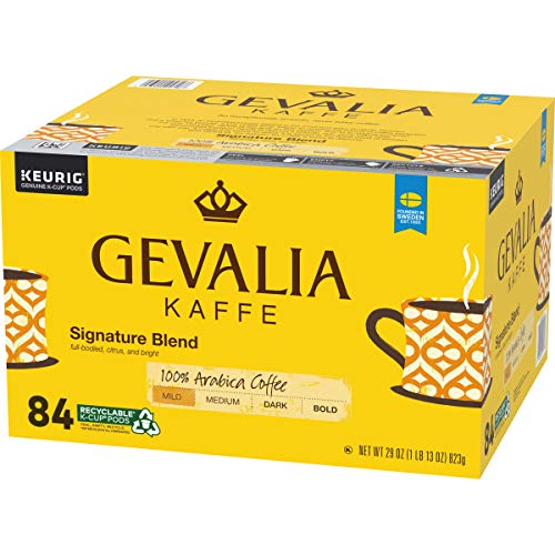 Gevalia Signature Blend Mild Roast K-Cup Coffee Pods 100 Pods