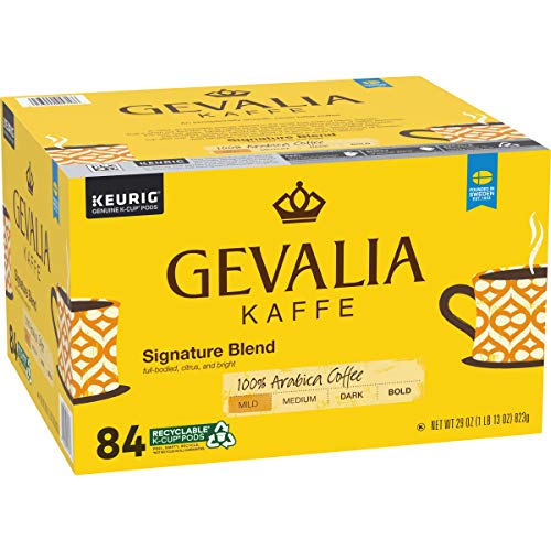 Gevalia Signature Blend Mild Roast K-Cup Coffee Pods 100 Pods