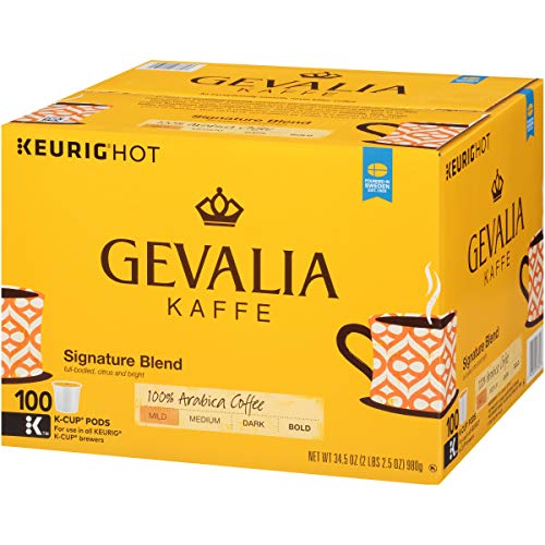Gevalia Signature Blend Mild Roast K-Cup Coffee Pods 100 Pods