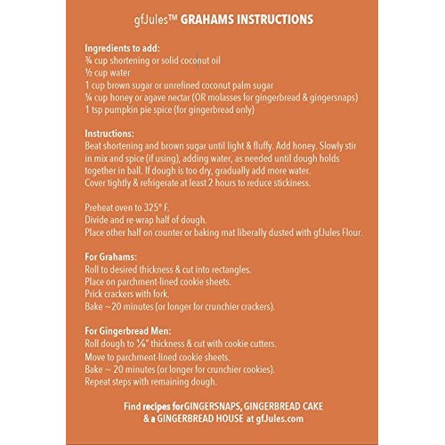 Gfjules Gluten Free Graham Cracker – Gingerbread Mix 1.19 Lbs, P