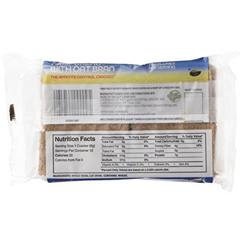 Gg, Crispbread Scandinavian With Oat Bran, 3.5 Ounce Pack Of 5