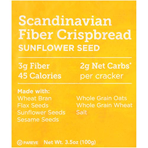 Gg Scandinavian Fiber Crispbread Pumpkin Seed Thins, 15 Count