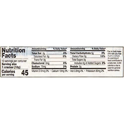 Gg Scandinavian Fiber Crispbread Pumpkin Seed Thins, 15 Count