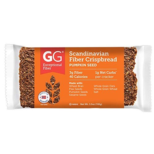 Gg Scandinavian Fiber Crispbread Pumpkin Seed Thins, 15 Count