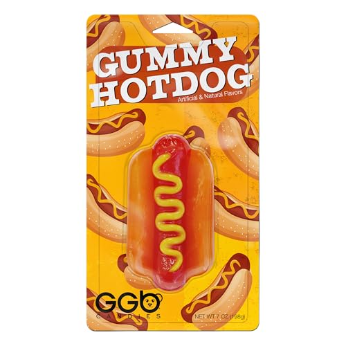 Gummy Hotdog - Cherry, Orange, Lemon & Sour Apple Flavored Fun b...