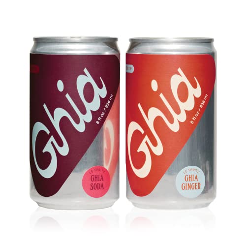 Ghia Non-Alcoholic Le Spritz OG Spritz & Ginger Variety 4-Pack...
