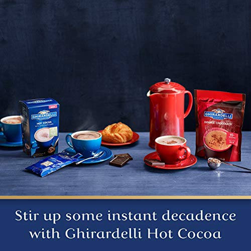 Ghirardelli Double Chocolate Premium Hot Cocoa Mix, 10.5 Oz Bag