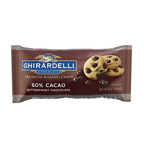 Ghirardelli Chocolate Premium Baking Chips 60% Cacao Bittersweet