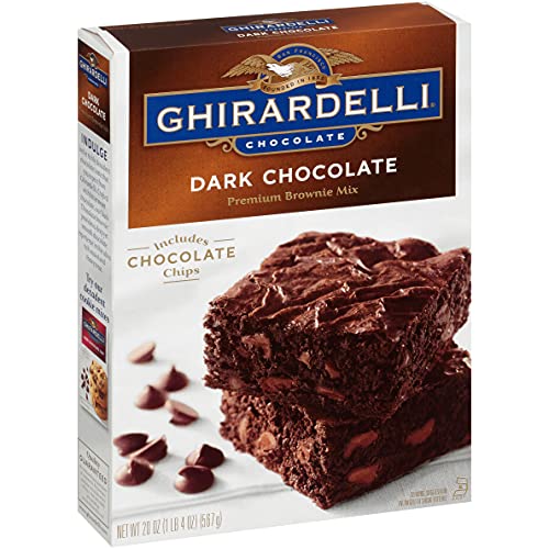 Ghirardelli Brownie Mix, Dark Chocolate, 20 Oz