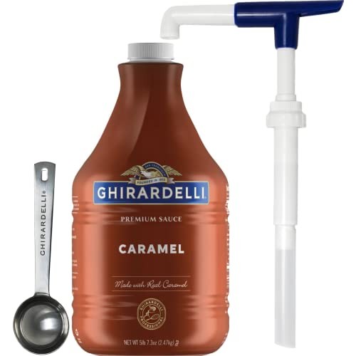 Ghirardelli - 87.3 Ounce Creamy Caramel Sauce Bottle with Ghirar...