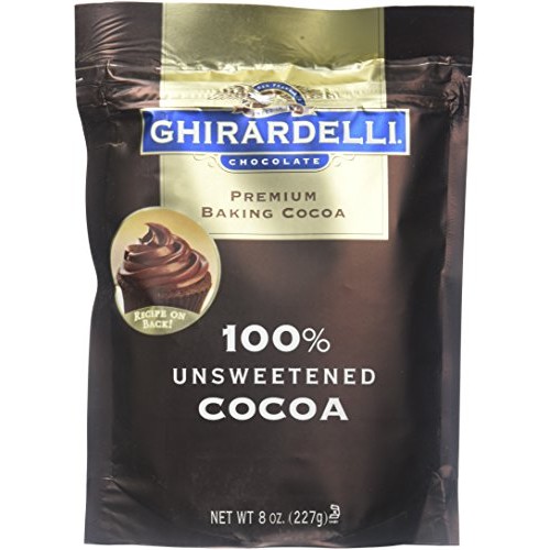 Ghirardelli 100 Percent Unsweetened Premium Baking Cocoa, 8 Ounc