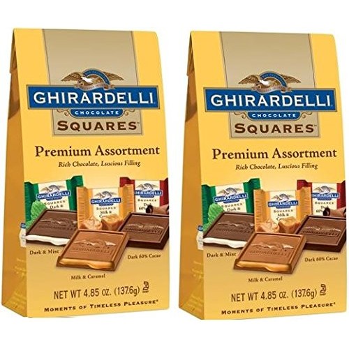 Ghirardelli Choc Sqr Med Astd Bag