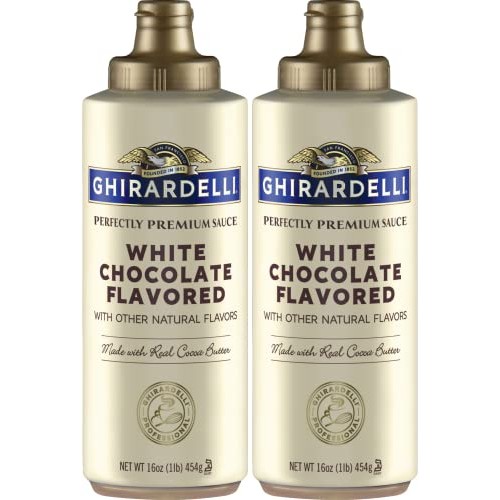 Ghirardelli White Chocolate Sauce 17Oz Squeeze Bottle Pack Of 2