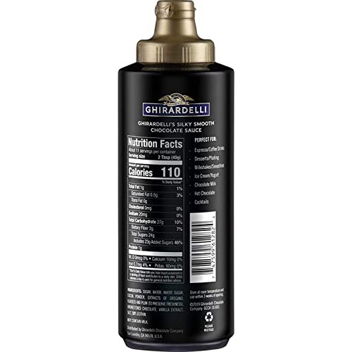 Ghirardelli Chocolate Chocolate Flavored Sauce Squeeze Bottle, 1...