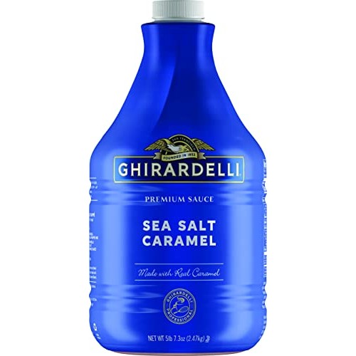 Ghirardelli Chocolate Company Sea Salt Caramel Sauce Pump Bottle