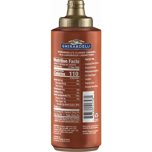 Ghirardelli Chocolate Sauce, White Chocolate Flavored Sauce, Car...