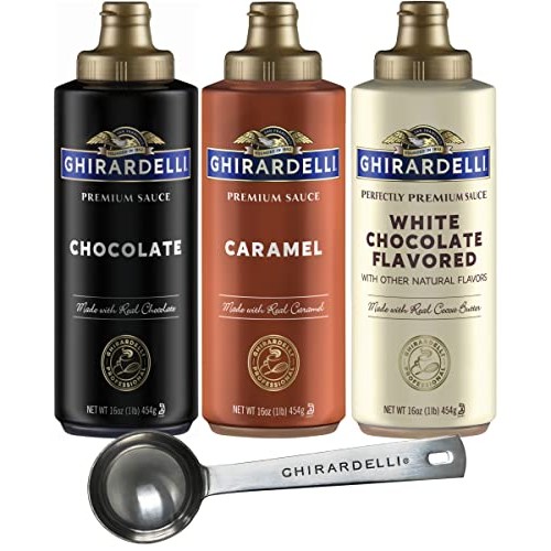 Ghirardelli Chocolate Sauce, White Chocolate Flavored Sauce, Car...