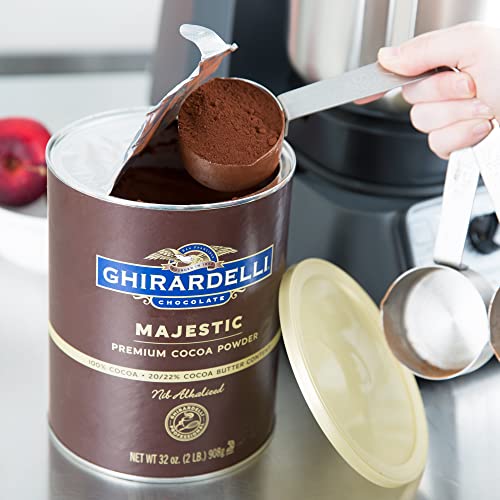 Ghirardelli Majestic Premium Cocoa Powder, 32 Ounce Can Pack of... Ghirardelli Majestic Premium Cocoa Powder, 32 Ounce Can Pack of...