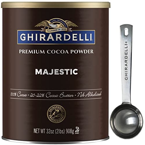 Ghirardelli Majestic Premium Cocoa Powder , 32 Ounce Can with Gh...