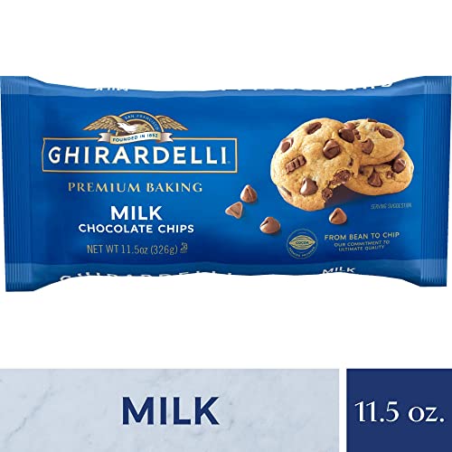 Ghirardelli Milk Chocolate Baking Chips 11.5 oz. Pack of 2