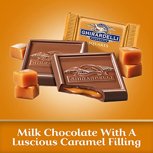 Ghirardelli Milk Chocolate Squares With Caramel Filling, 15.96 O