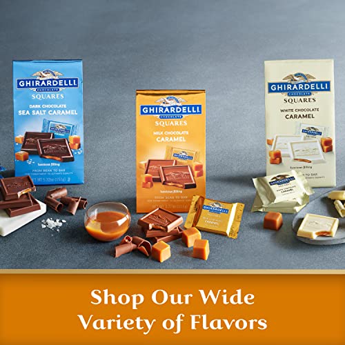 Ghirardelli Milk Chocolate Squares With Caramel Filling, 15.96 O