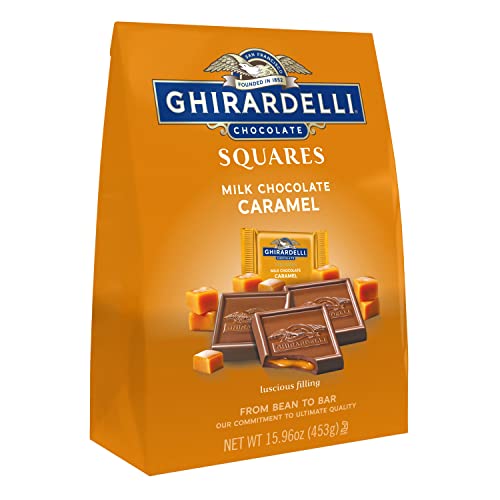 Ghirardelli Milk Chocolate Squares With Caramel Filling, 15.96 O