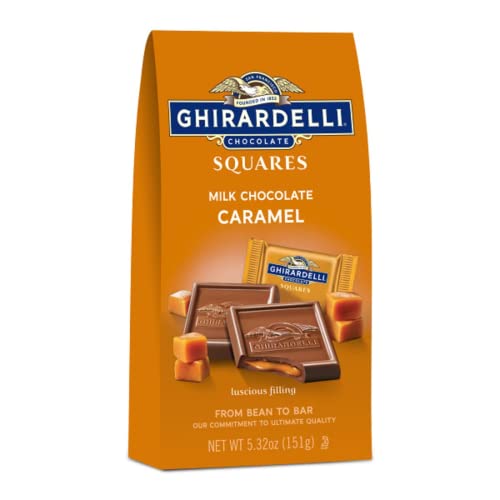 Ghirardelli Milk Chocolate Squares With Caramel Filling, Milk Ch